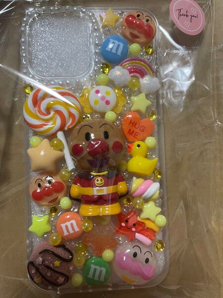 アンパンマン デコ電 スマホケース iPhone
