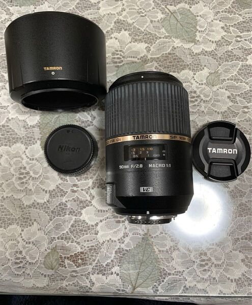 中古 TAMRON SP 90mm F/2.8 Di MACRO 1:1 (ジャンク品 )(詳細は不明です)*(動作未確認)