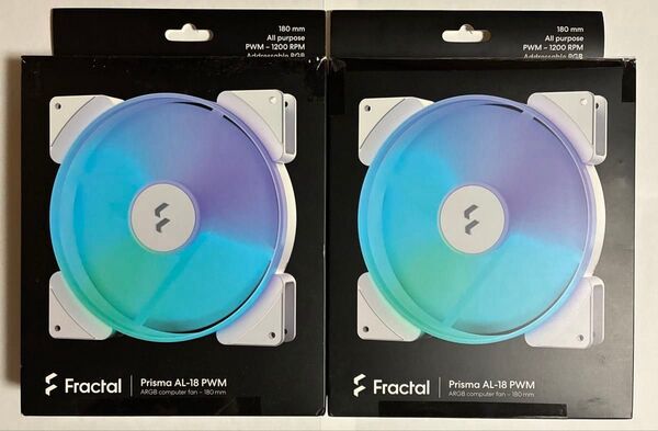 Fractal Design Prisma AL-18 PWM RGB White 2個セット