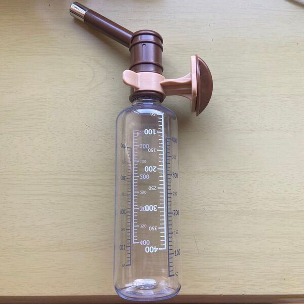 【送料無料】犬用給水器 400ml 透明・ブラウン