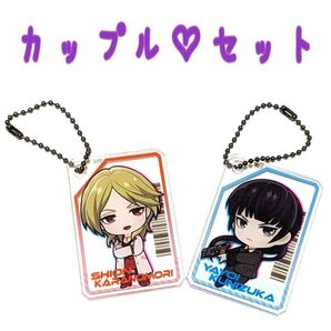 祝カップル☆ 六合塚弥生&唐之杜志恩 PSYCHO-PASS アクリルキーホルダー アニメグッズ