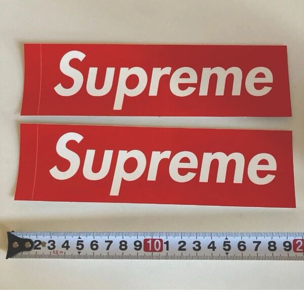 supreme ステッカー 2枚セット