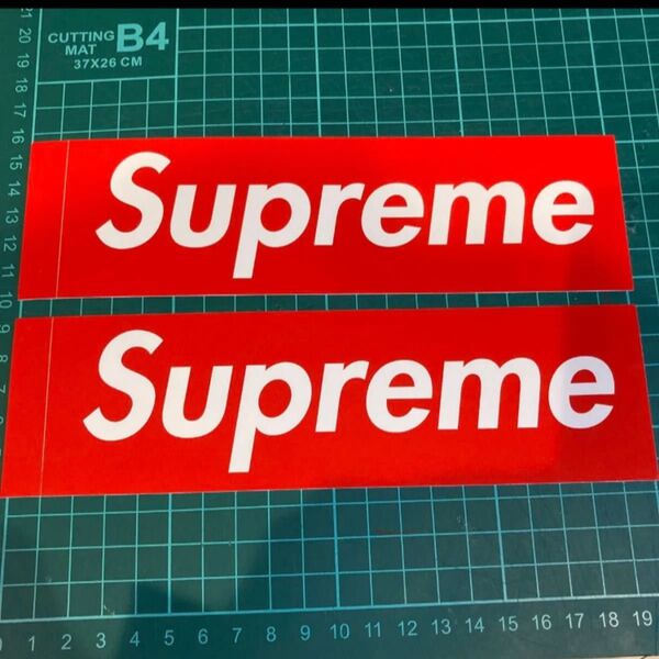 supreme ステッカー 2枚セット
