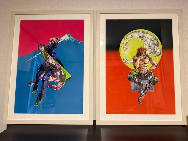 ジョジョ展 複製原画 承太郎・DIO セット 複製原画 アニメ