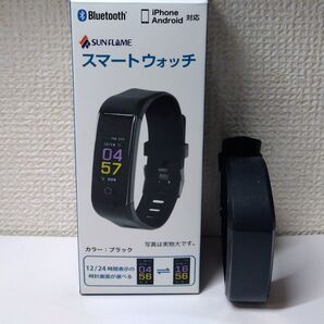 JAXIS ジェイアクシス スマートウオッチ ブラック BSM01-BK 〈BSM01BK〉 美品