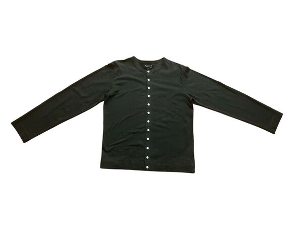 最終お値下げ価格 agnes b. homme アニエスベー オム カーディガンプレッション 薄手 カットソー生地 スナップ 美品