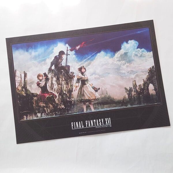 FF16 スクエニカフェ 限定 ランチョンマット クライヴ ジョシュア ジル