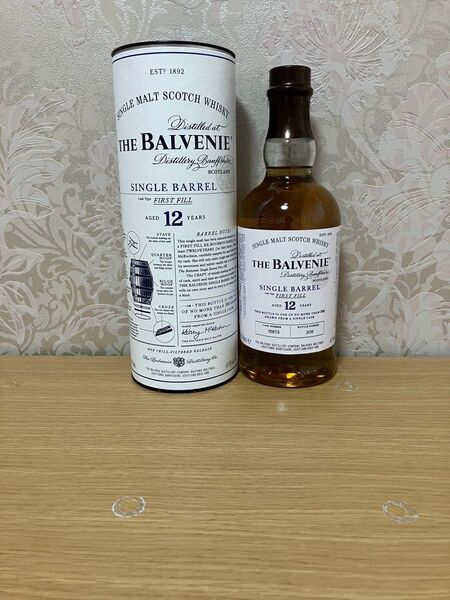 バルヴェニー 12年 シングルバレル ファーストフィル【並行輸入/箱付き】700ml (Alc 47.8度) 1本