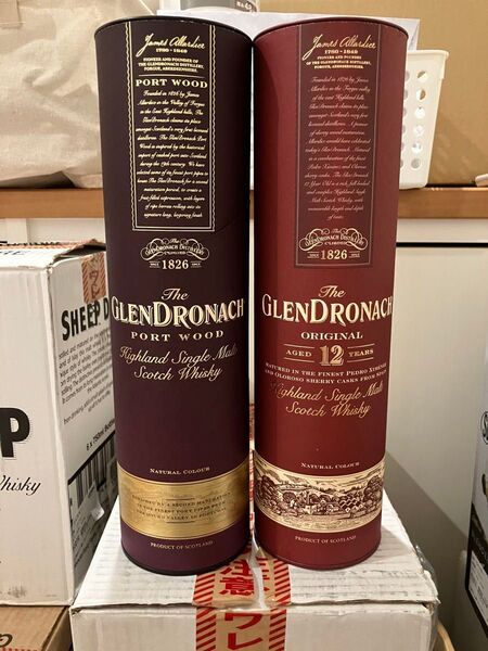 ●週間特売 グレンドロナック 12年&グレンドロナック ポートウッドフィニッシュ【並行輸入/箱付き】700ml 2本セット