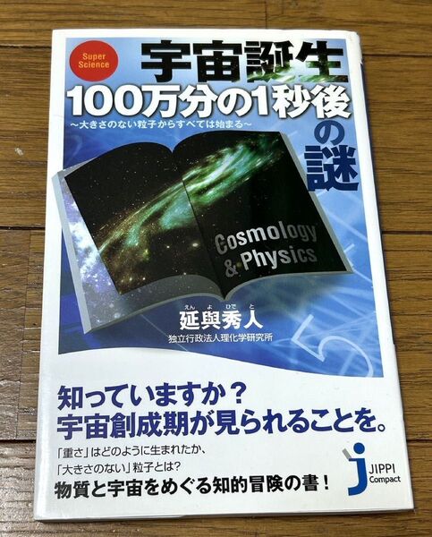 「宇宙誕生100万分の1秒後の謎」 大きさのない粒子からすべては始まる 物質と宇宙をめぐる知的冒険の書 延與秀人古書