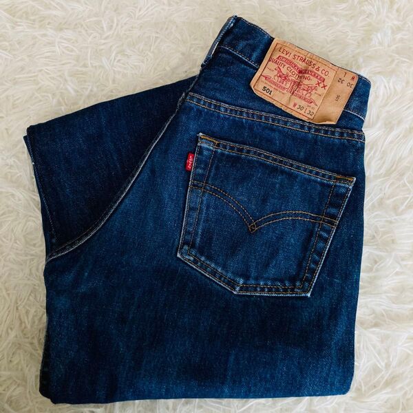 00s ポーランド製 Levi's ユーロ リーバイス501 濃紺 w30