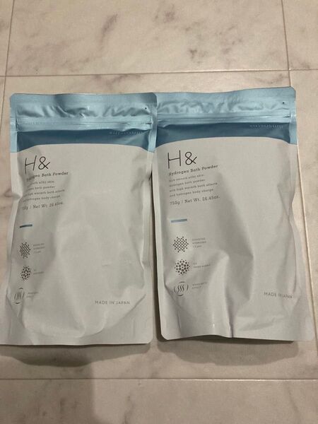 水素入浴剤 H& アッシュアンド 750g 2個