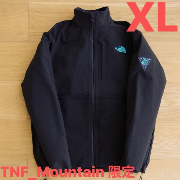 ノースフェイスマウンテン限定 ソフトシェルジャケット【Lasting Quality V3 Jacket】ブラック【XLサイズ】