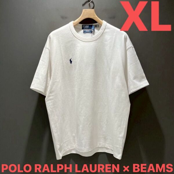 【POLO RALPH LAUREN × BEAMS】Heavy weight Tee【XL】ホワイト Tシャツ T-Shirt