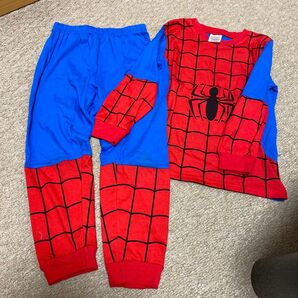 MARVEL スパイダーマン パジャマ 上下セット 130