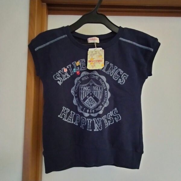 新品 ティンカーベル 本袖 Tシャツ 110 花