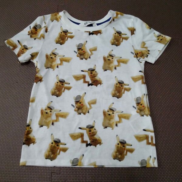 H&M 半袖 Tシャツ 120 ピカチュウ ポケモン