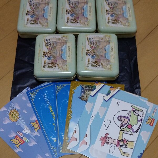 ディズニーランドホテル アメニティ 缶のみ&ポストカード