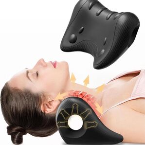 ネックピロー 首 ストレッチ 枕 ネックリラックスピロー 首枕 肩周りリラックス 強制ストレッチ