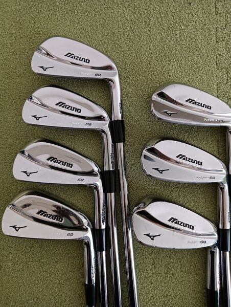 美品 ミズノ MP-69 7本セット Dynamic Gold S200 MIZUNO ダイナミックゴールド アイアンセット