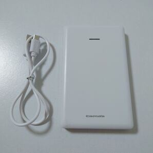 tama's 多摩電子工業 モバイルバッテリー ホワイト 充電器 L96