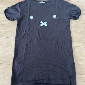 【ミッフィー 黒色 Tシャツ ワンピース 】