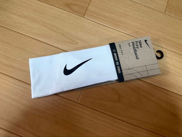 新品 ナイキ ユース Dri-Fit ヘッドバンド ホワイト ヘアバンド