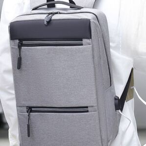 ビジネスリュック リュック レディース メンズ バックパック リュックサック パソコン PC 通勤通学 新品 グレー 送料無料