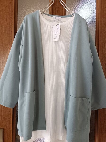 週末セール☆新品☆メンズ☆七分袖カーディガンアンサンブル