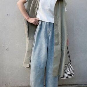 TipTop☆ティップトップ ウエスト フック デニム パンツ ワイド