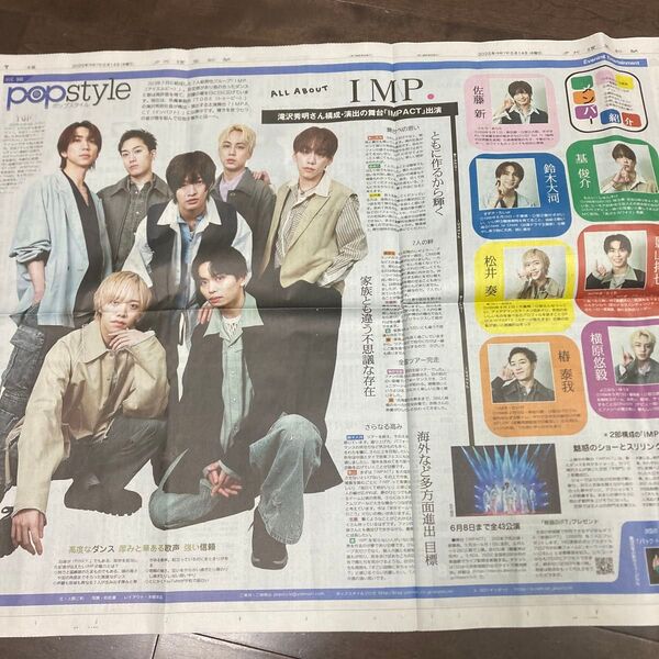 読売新聞 夕刊 2025.5.14 IMP. 新聞記事