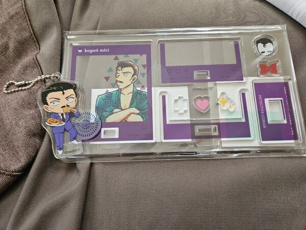 名探偵コナン 推しキャラくじ コナンカフェ2019 アクリルキーホルダー アクリルスタンド 毛利小五郎