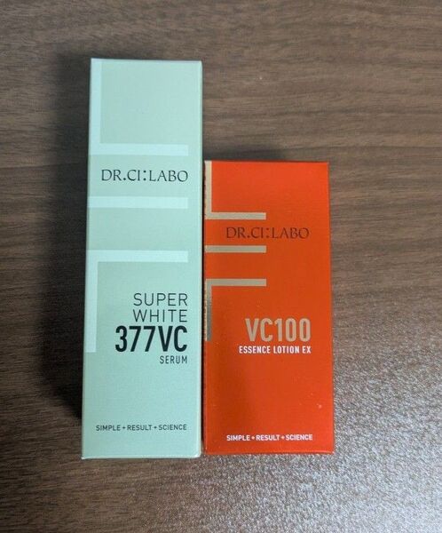 【未開封品】ドクターシーラボ スーパーホワイト377VC 18g おまけ VエッセンスローションEX R 化粧水 28mL