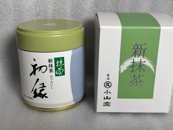 お抹茶 丸久小山園 初縁 40g 缶詰