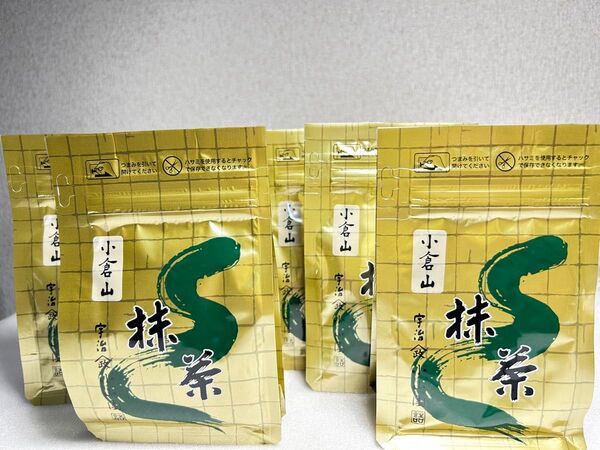 抹茶 宇治抹茶 山政小山園 小倉山 100g *5袋