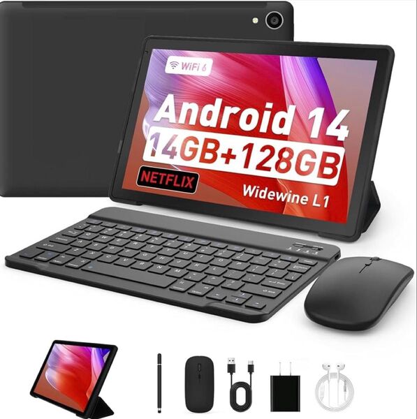 BotthHealth タブレット 10インチ wi-fiモデル 【14GB+128GB+1TB-TF拡張】 Android14