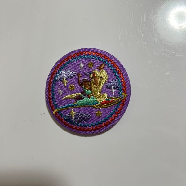Disney Characters 刺繍缶バッジ ディズニーキャラクターズ アラジン