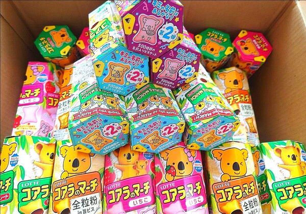 キミの名前はあるかな?コアラのマーチ チョコ/いちご/全粒粉 42個まとめ売り