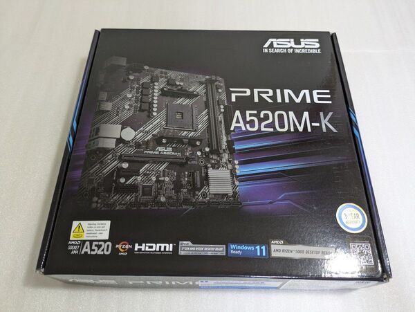 ASUS PRIME A520M-K マザーボード Micro ATX AMD AM4 Ryzen