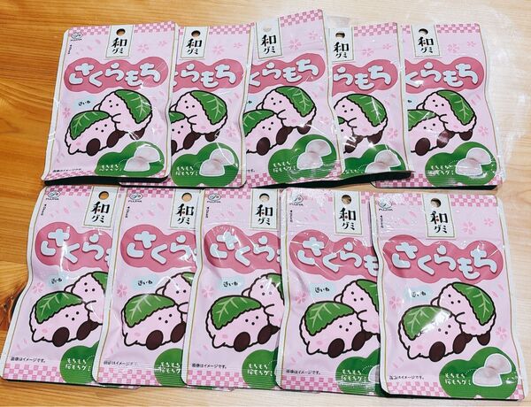 不二家 和グミ さくらもち 34g×10袋