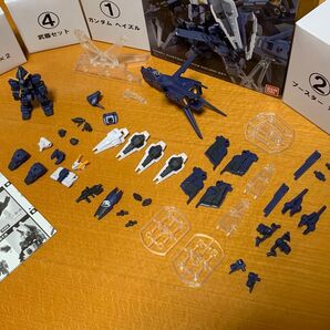 モビルスーツアンサンブルEX3ヘイズル改(ティターンズカラー)セット(テストカラーブースターと専用台座1台付属しません)中古組立品