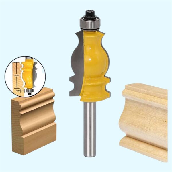 ルーター用ビット 木工用トリマー 超硬チップ 8mm シャンク ルータービット