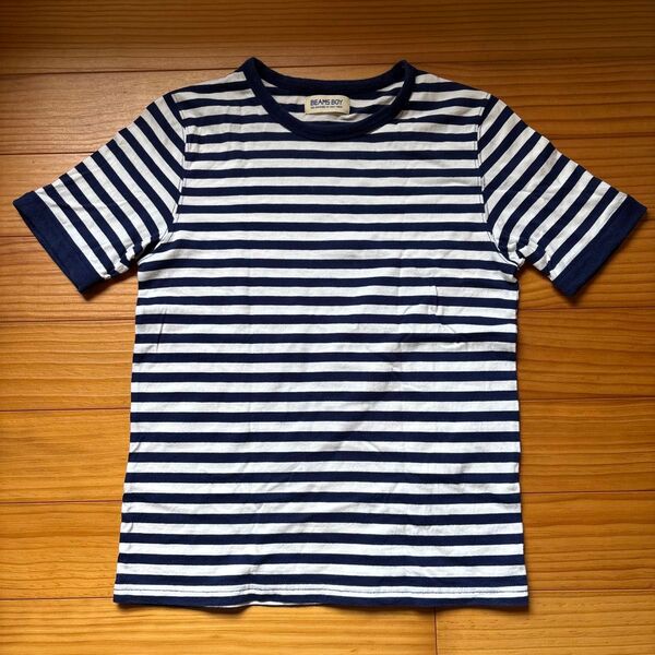 BEAMS BOY ボーダーTシャツ ネイビー×ホワイト