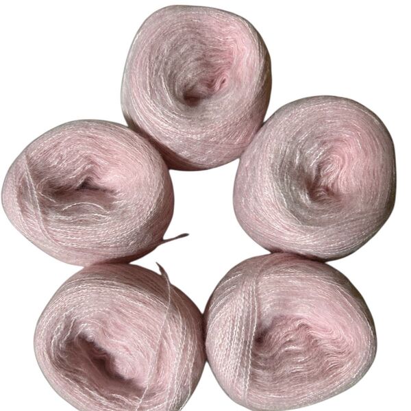 大サービス品♪ふわふわ 桜ピンクの毛糸 50g×5個セット