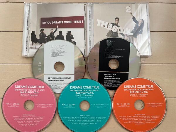 DREAMS COME TRUE CD まとめ売り ドリカム5枚セット 中古品美品