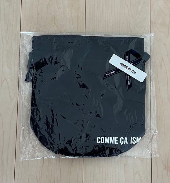 未使用 COMME CA ISM コムサイズム 巾着 ネイビー
