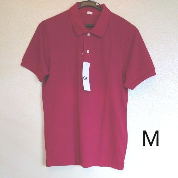 ☆新品未使用☆GU ポロシャツ タグ付き レッド M