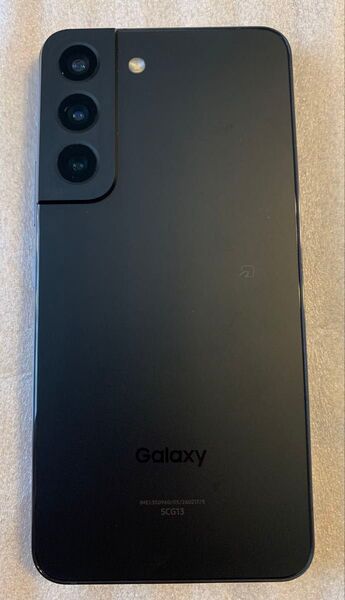 美品 Galaxy S22 256GB SCG13 au ファントムブラック バッテリー良好