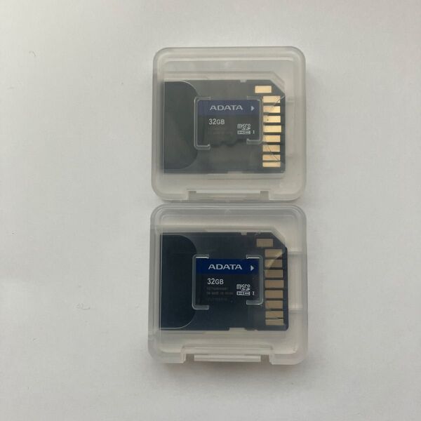 中古品 ADATA microSDHCカード 32GB Class10 2セット