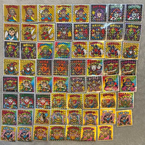 【バラ売り可】ヘッドだらけのビックリマンチョコ シール ステッカー 10枚セット